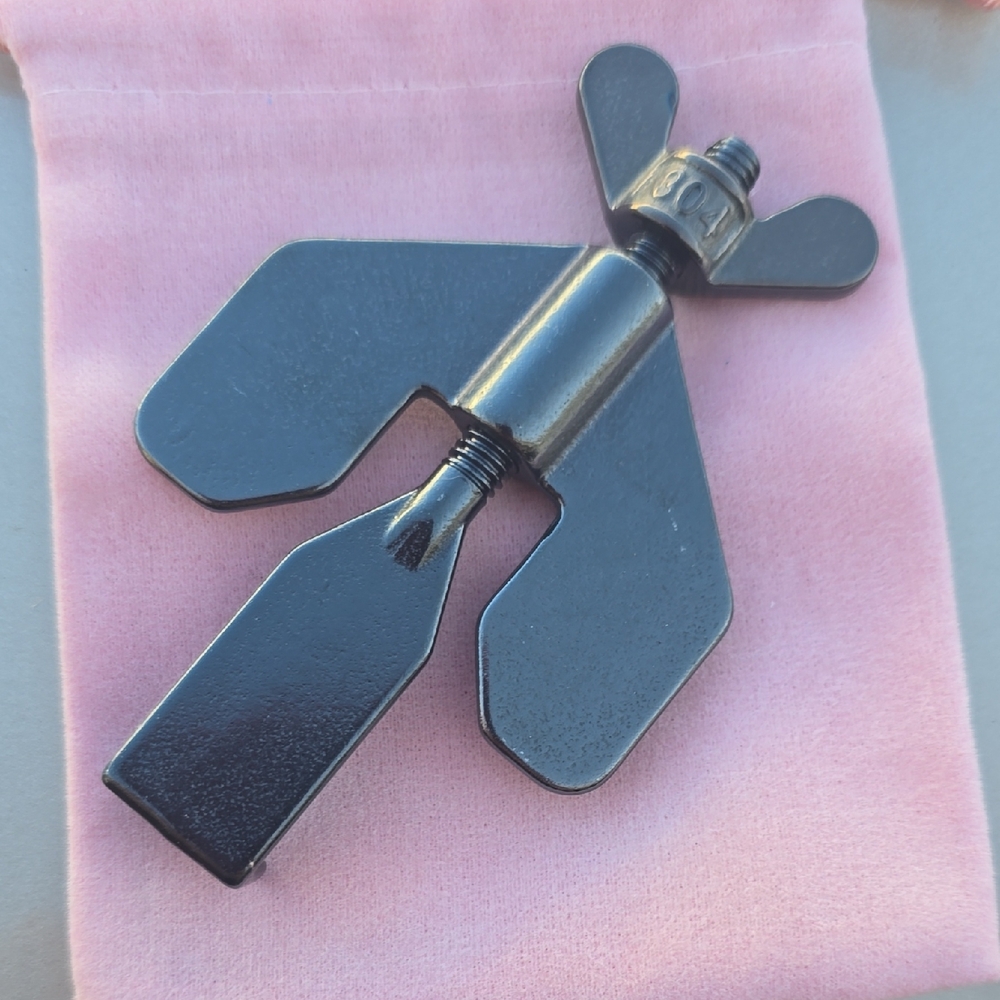 Black Metal Wing Nut Accessory